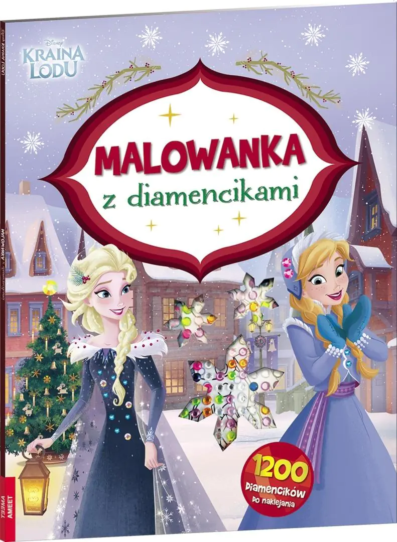 Książka - Disney Kraina Lodu. Malowanka z diamencikami