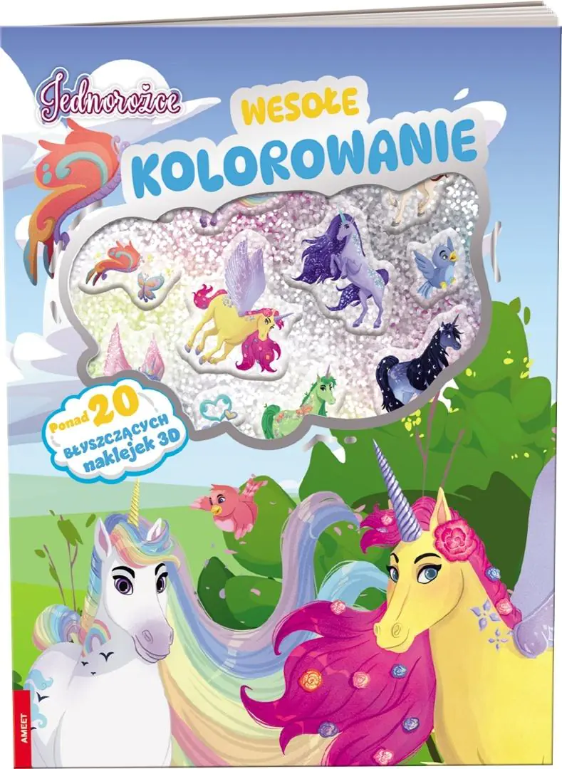 Książka - Jednorożce. Wesołe Kolorowanie