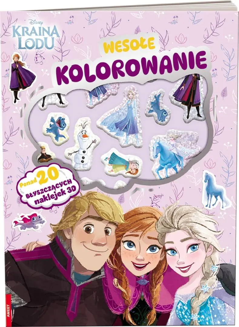 Książka - Kraina Lodu. Wesołe Kolorowanie