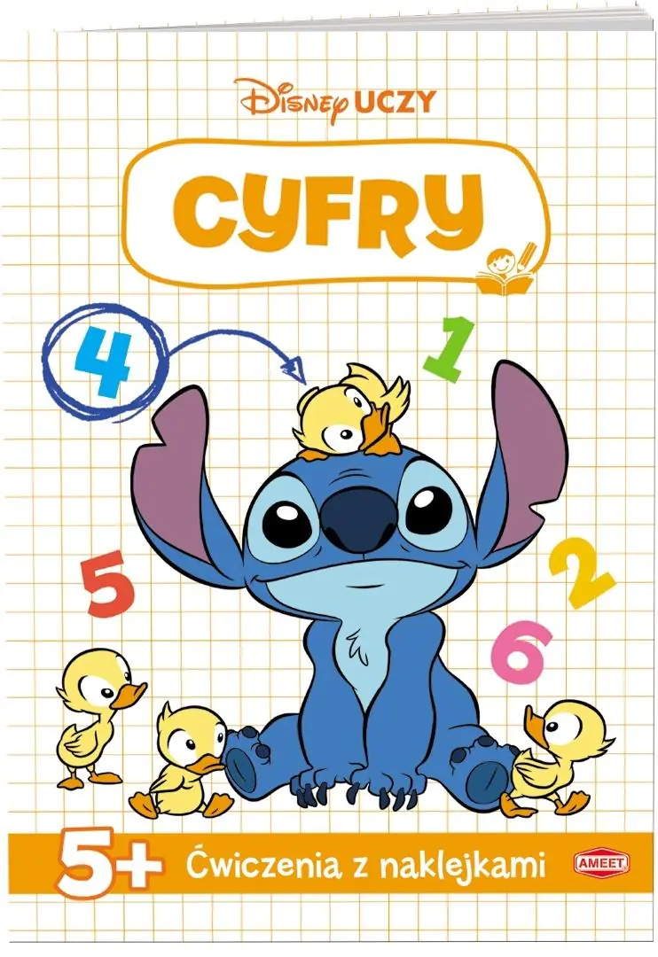 Książka - Disney Uczy. Stitch. Cyfry