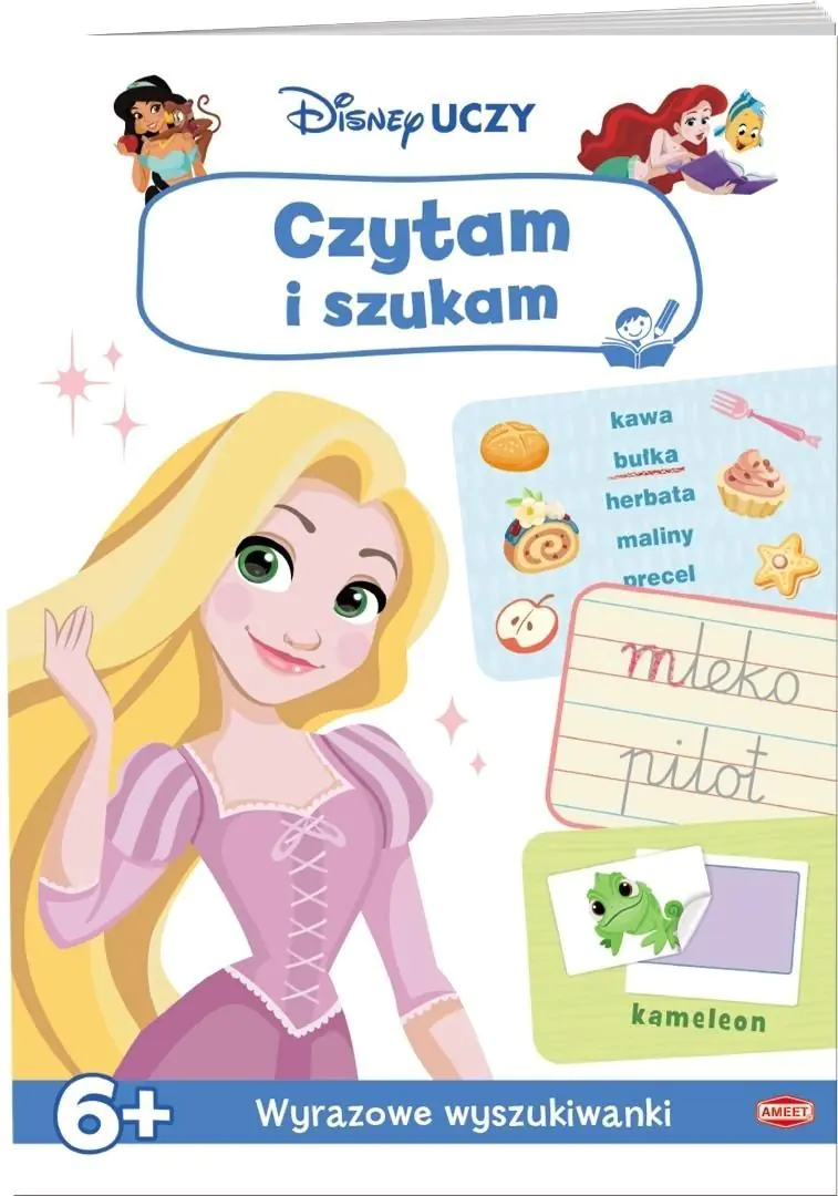 Książka - DISNEY UCZY. MIX. Czytam i szukam