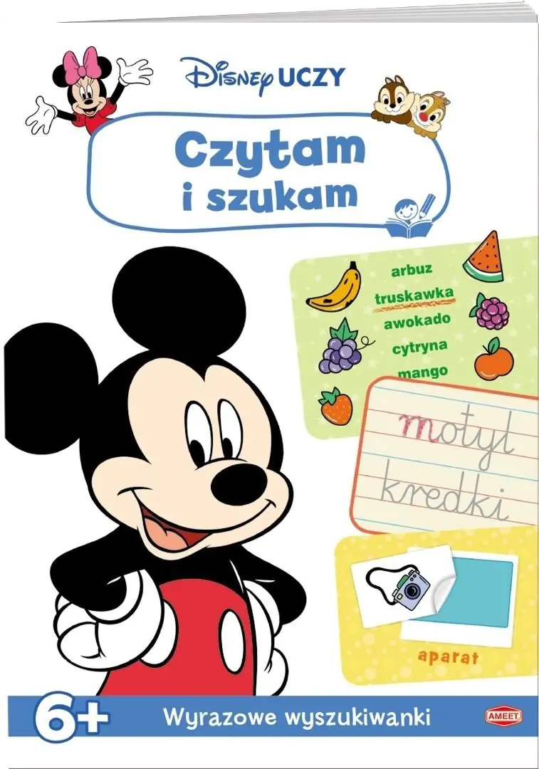 Książka - Disney Uczy. Czytam i szukam