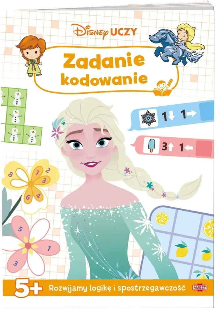 Książka - Disney Uczy. Kraina Lodu. Zadanie kodowanie