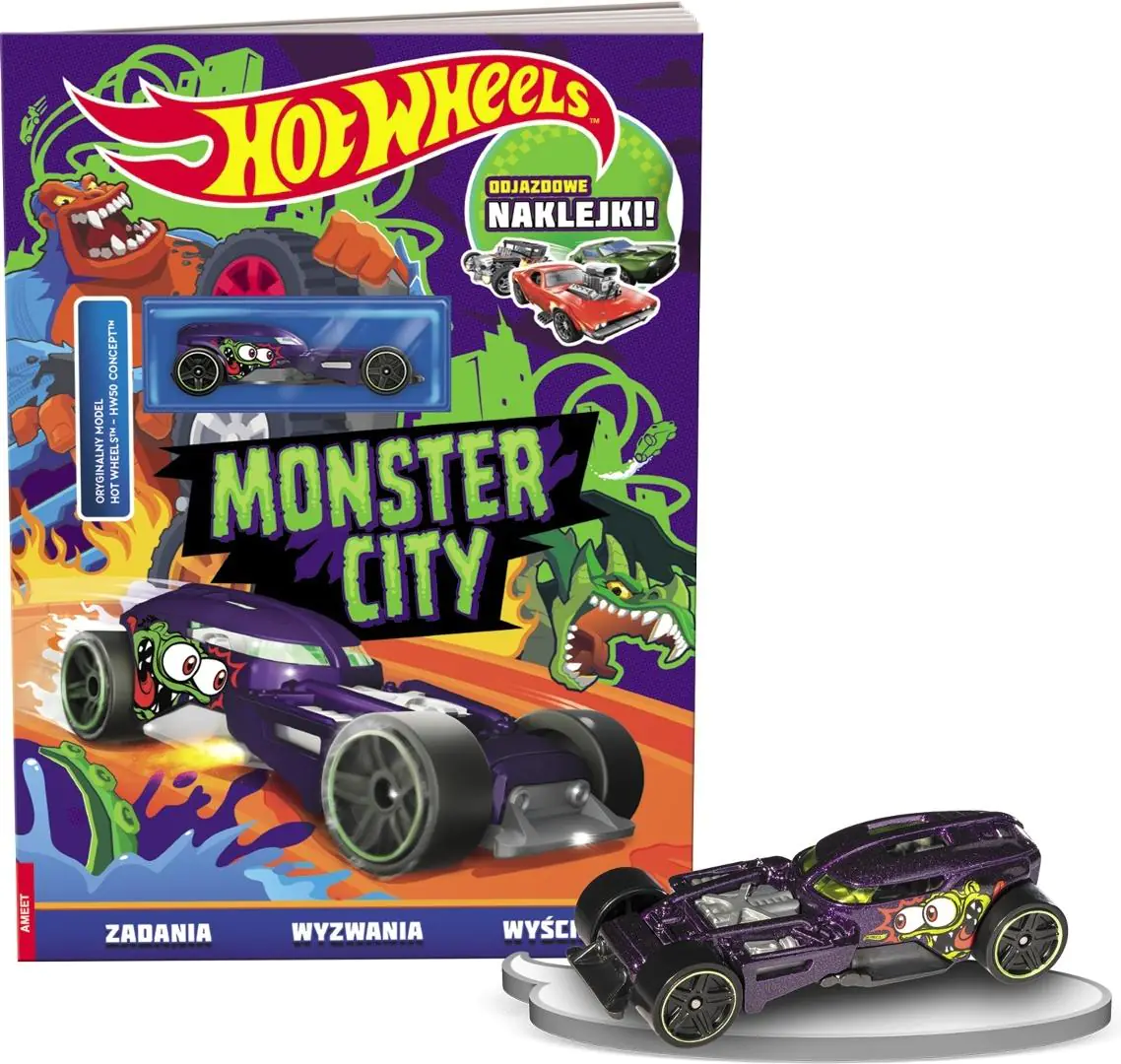 Książka - Mattel Hot Wheels. Monster City