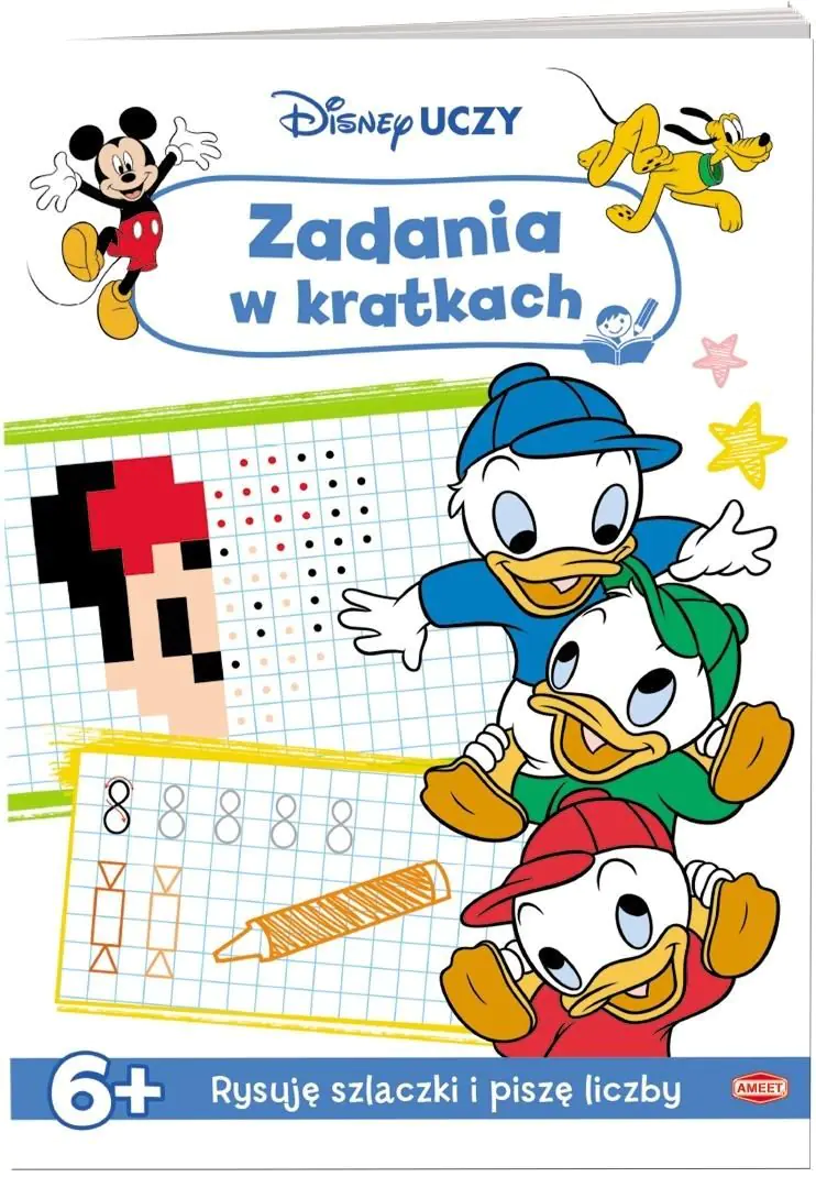 Książka - DISNEY UCZY. Stitch. Zadania w liniach
