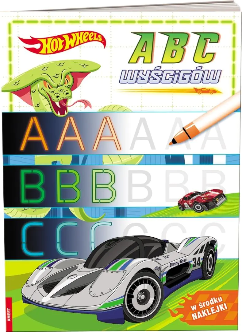 Książka - Hot Wheels. A B C wyścigów