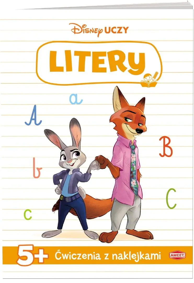 Książka - Disney Uczy. Zwierzogród. Litery