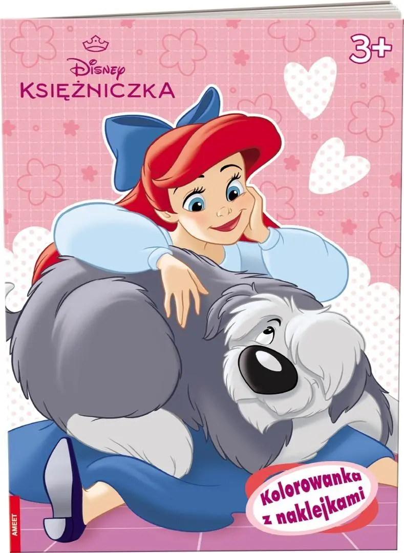 Książka - Disney Księżniczka. Kolorowanka z naklejkami