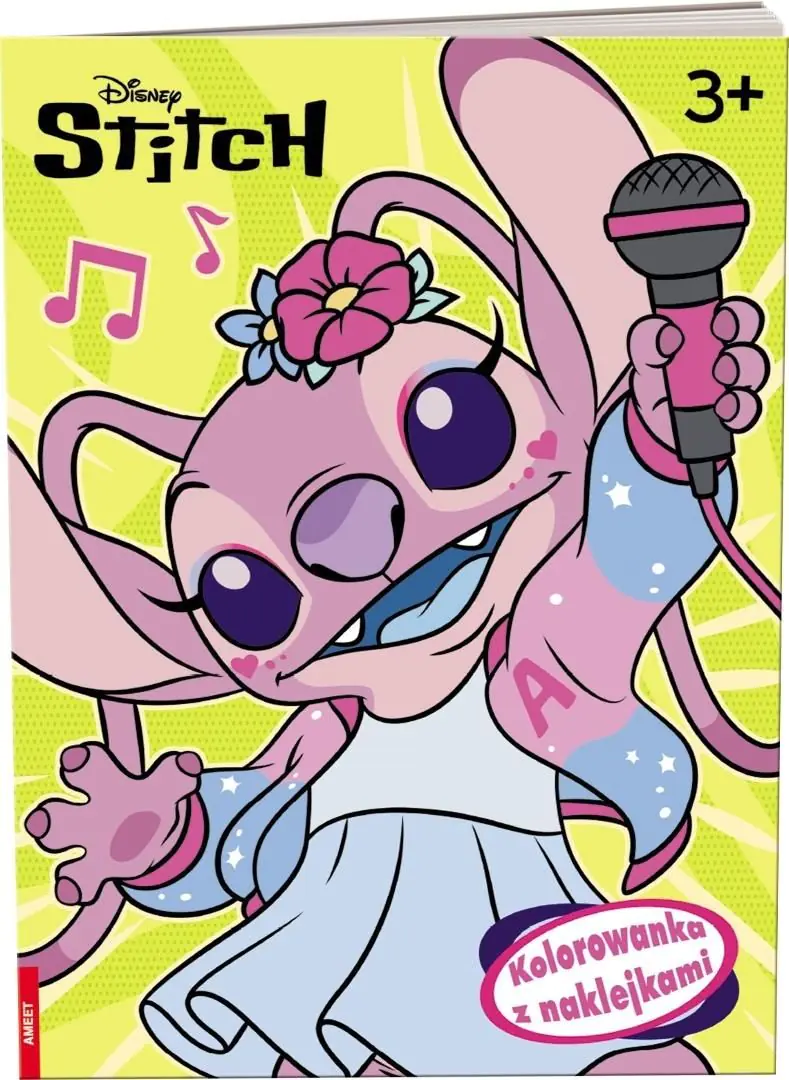 Książka - Disney Stitch. Kolorowanka z naklejkami