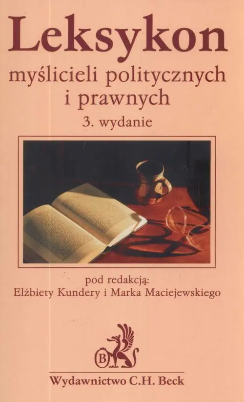 Książka - Leksykon myślicieli politycznych i prawnych