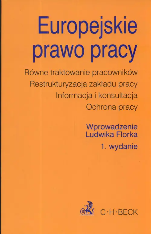 Książka - Europejskie prawo pracy
