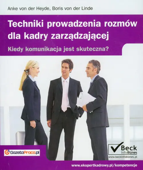 Książka - Techniki prowadzenia rozmów dla kadry zarządzającej