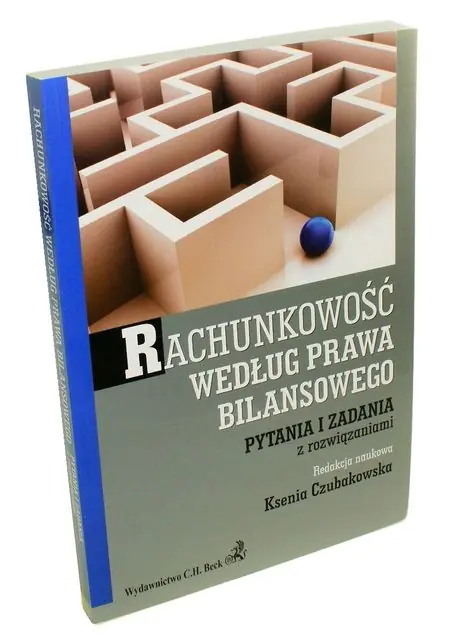 Książka - RACHUNKOWOŚĆ WEDŁUG PRAWA BILANSOWEGO PYTANIA I ZADANIA Z ROZWIĄZANIAMI