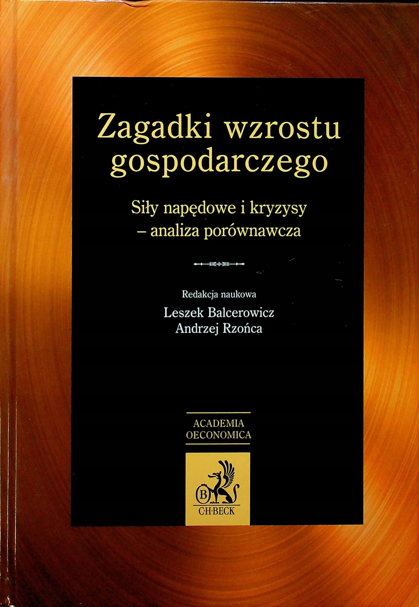 Książka - Zagadki wzrostu gospodarczego