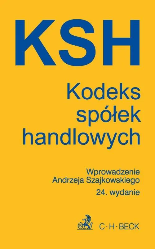 Książka - Kodeks spółek handlowych