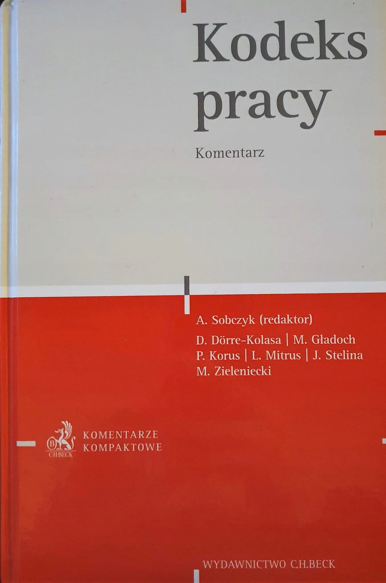 Książka - Kodeks pracy Komentarz