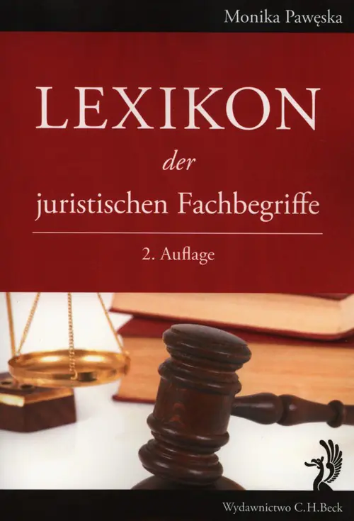 Książka - Lexikon der juristischen Fachbegriffe