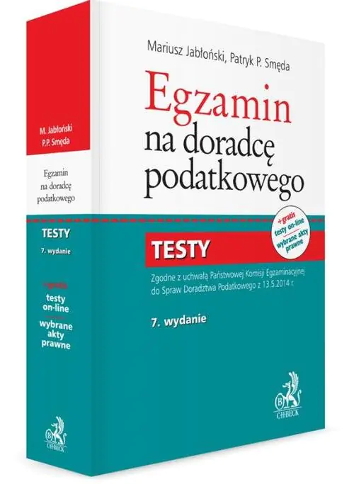 Książka - Egzamin na doradcę podatkowego Testy