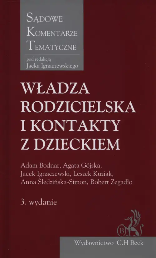 Książka - Władza rodzicielska i kontakty z dzieckiem