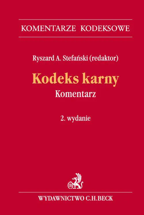 Książka - Kodeks karny. Komentarz 