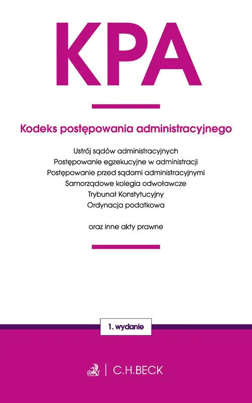 Książka - Kodeks postępowania administracyjnego oraz ustawy towarzyszące