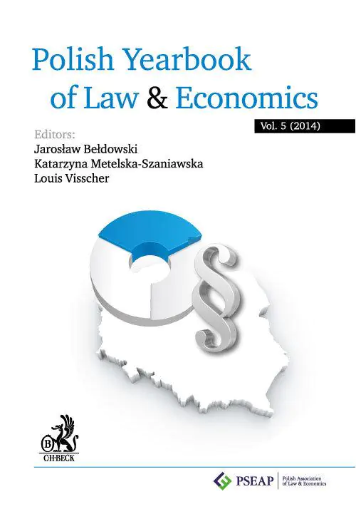 Książka - Polish Yearbook of Law&Economics Vol. 5
