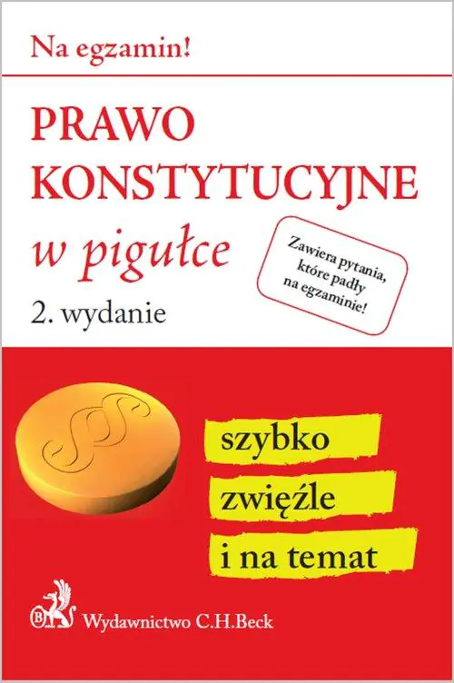 Książka - Prawo konstytucyjne w pigułce wyd.2