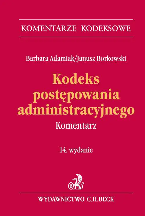 Książka - Kodeks postępowania administracyjnego. Komentarz