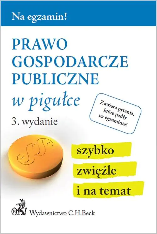 Książka - Prawo gospodarcze publiczne w pigułce