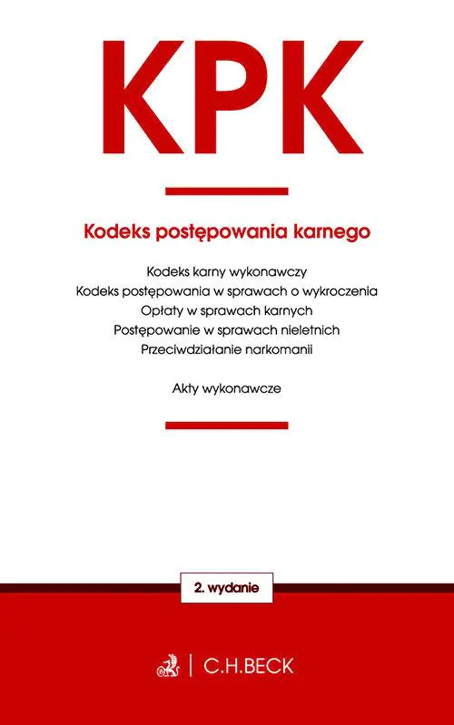 Książka - Kodeks postępowania karnego...