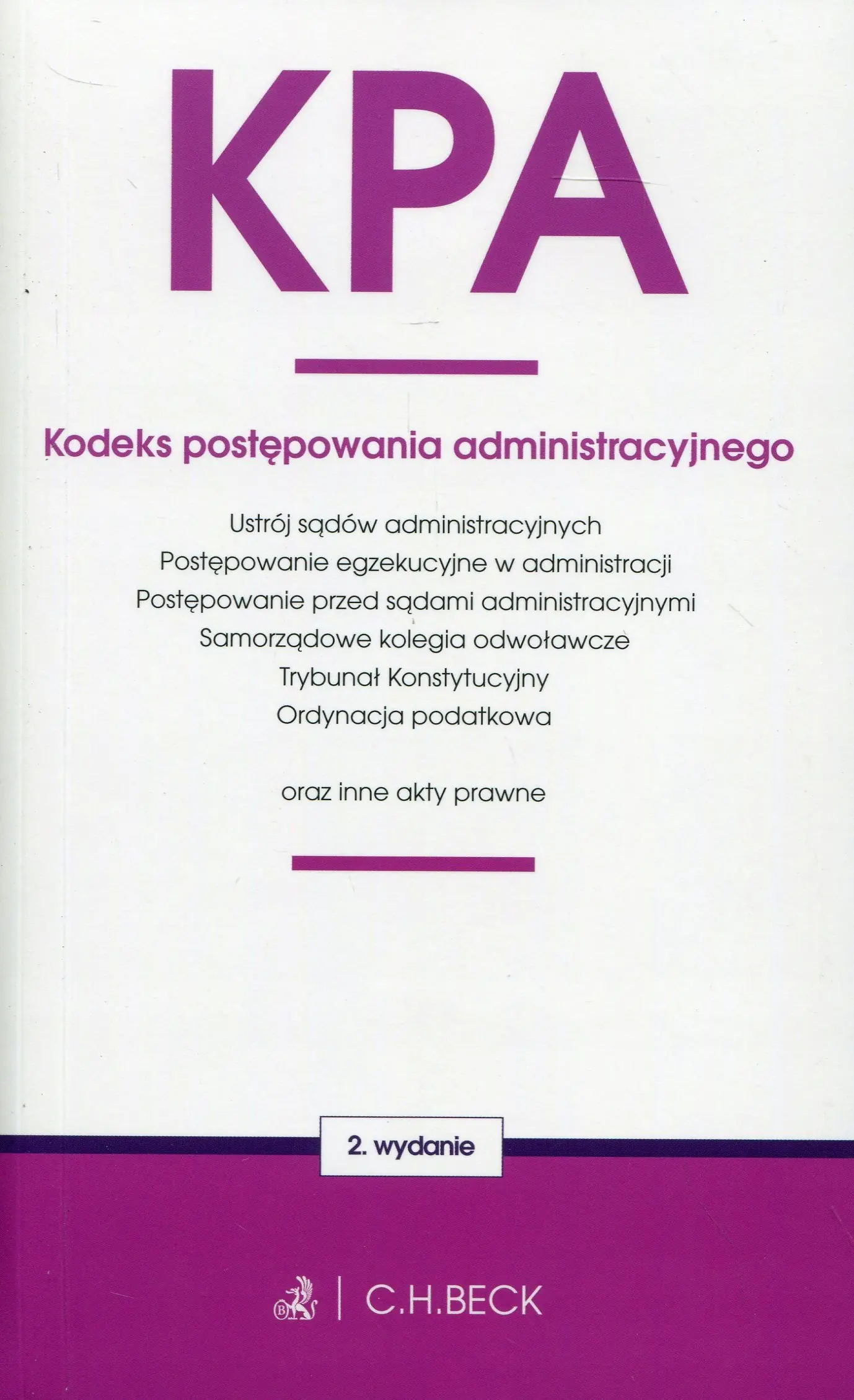 Książka - Kodeks postępowania administracyjnego