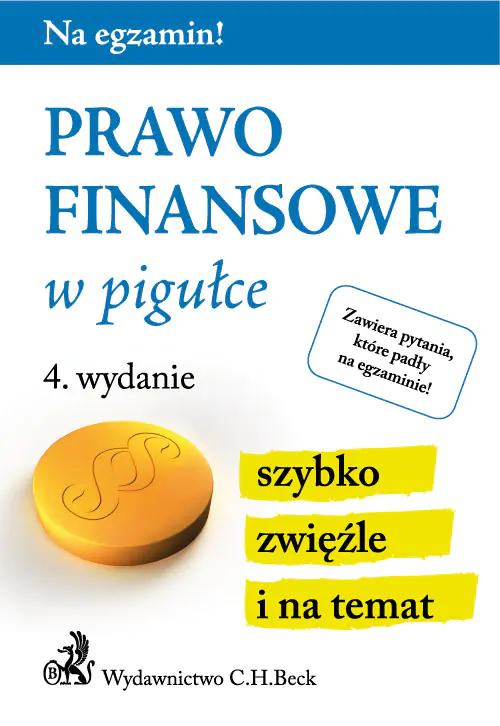 Książka - Prawo finansowe w pigułce