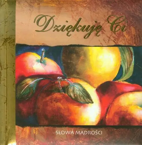 Książka - Słowa mądrości - Dziękuję Ci   torebka