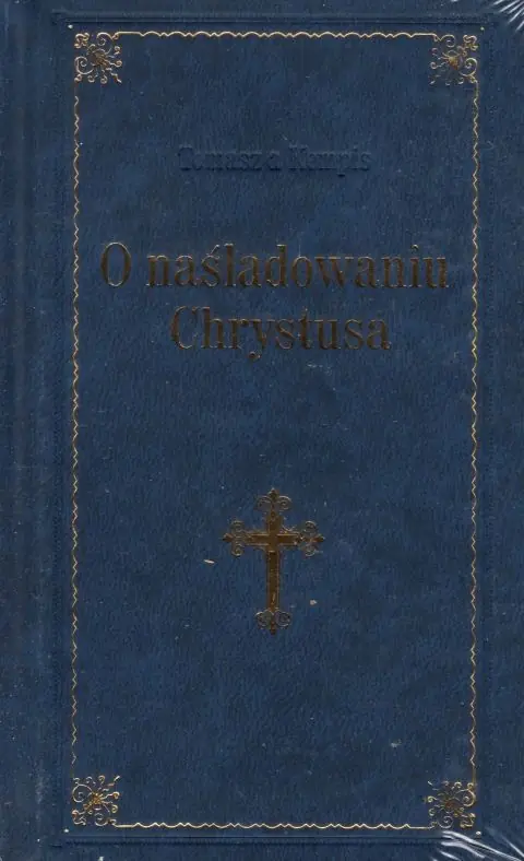 Książka - O naśladowaniu Chrystusa - granat