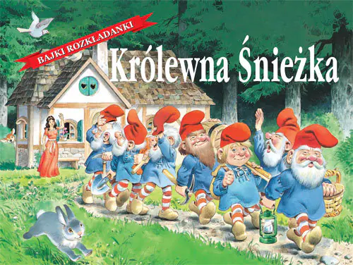 Książka - Rozkładanki - Królewna Śnieżka