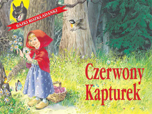 Książka - Rozkładanki - Czerwony Kapturek