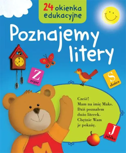 Książka - 24 okienka edukacyjne. Poznajemy litery