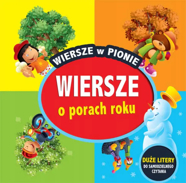 Książka - Wiersze o porach roku. Wiersze w pionie