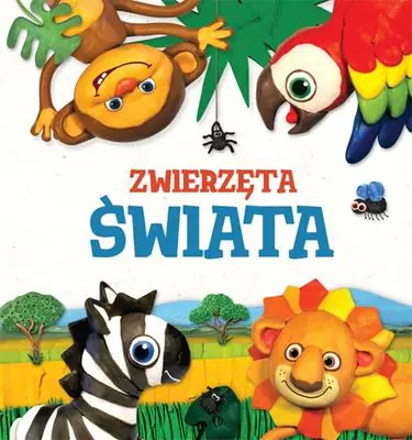 Książka - Modelinki - Zwierzęta świata