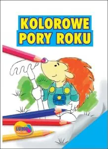 Książka - Kolorowe pory roku. Lubię rysować