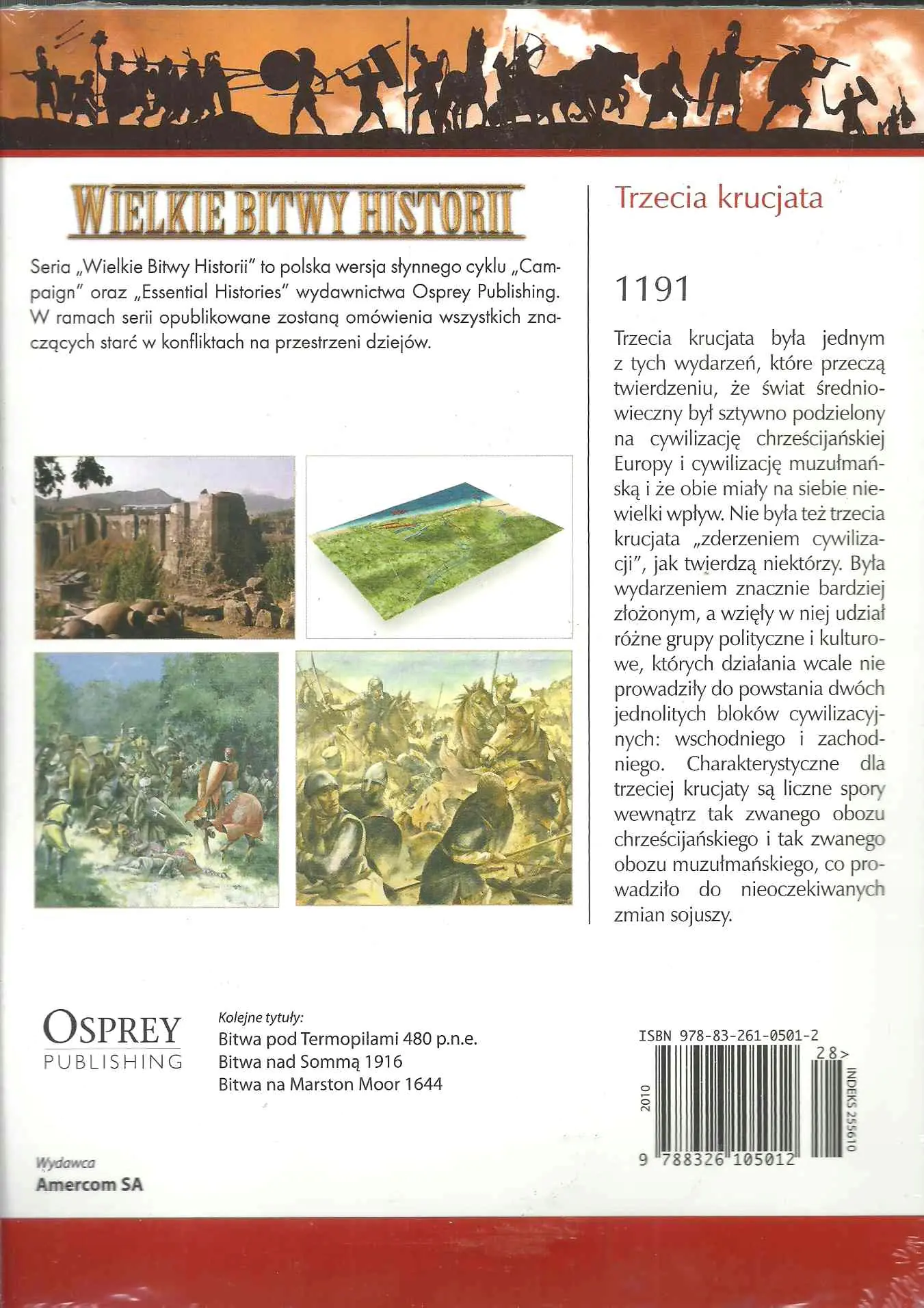 Książka - Wielkie Bitwy Historii. Trzecia krucjata 1191   DVD
