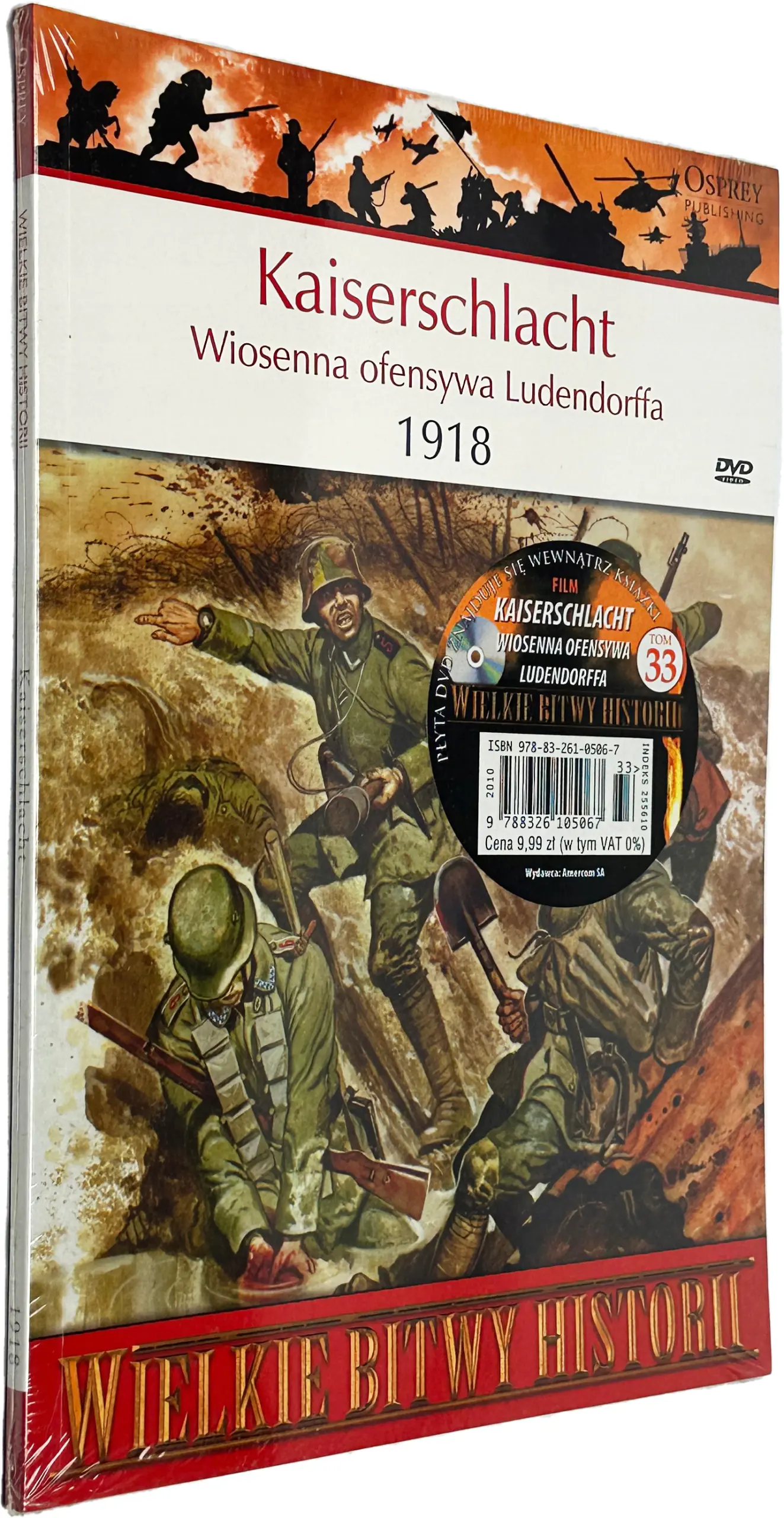 Książka - Wielkie Bitwy Historii. Kaiserschlacht. Wiosenna ofensywa Ludendorffa 1918 + DVD