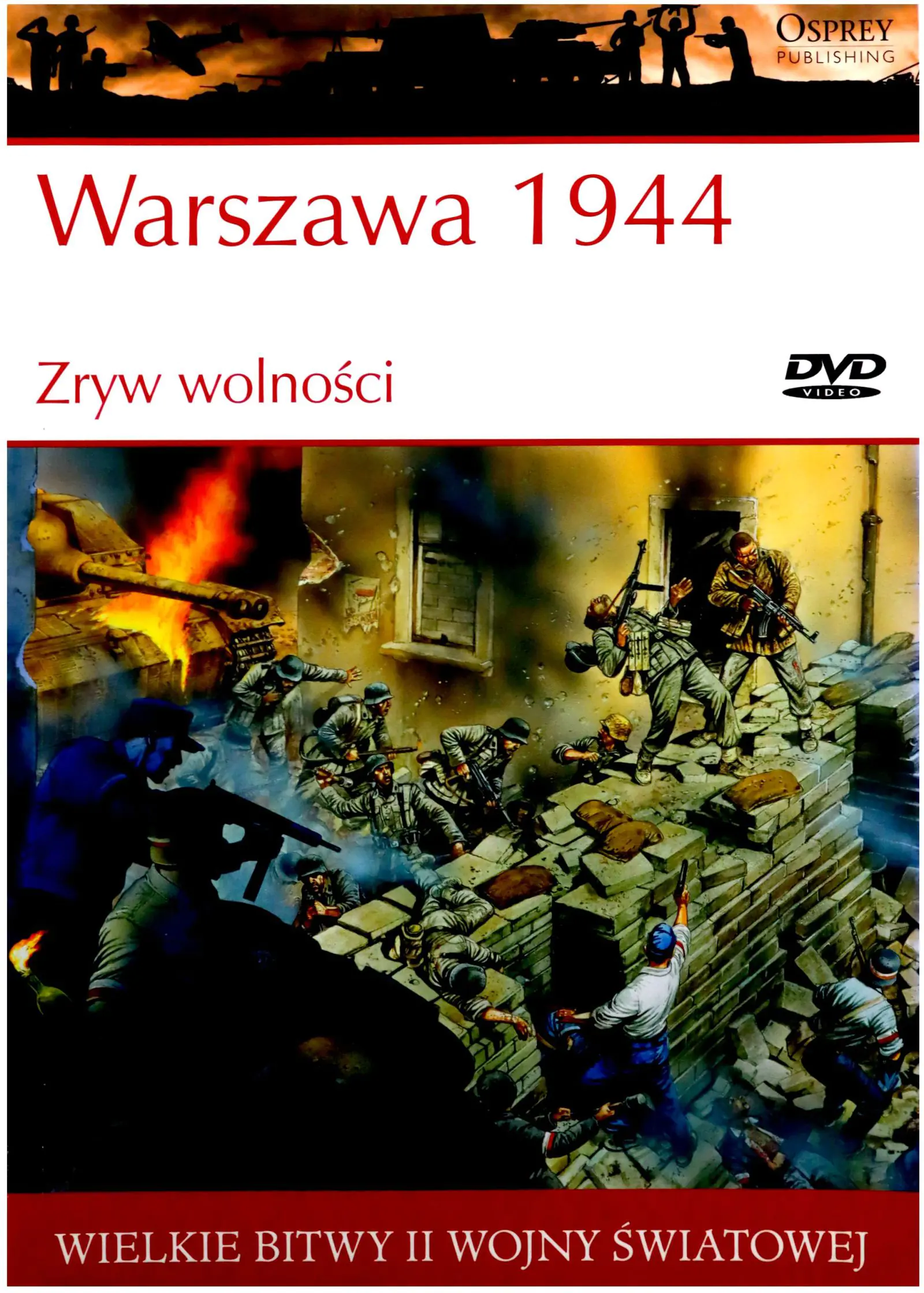 Książka - Wielkie bitwy II wojny światowej. Warszawa 1944. Zryw wolności + DVD