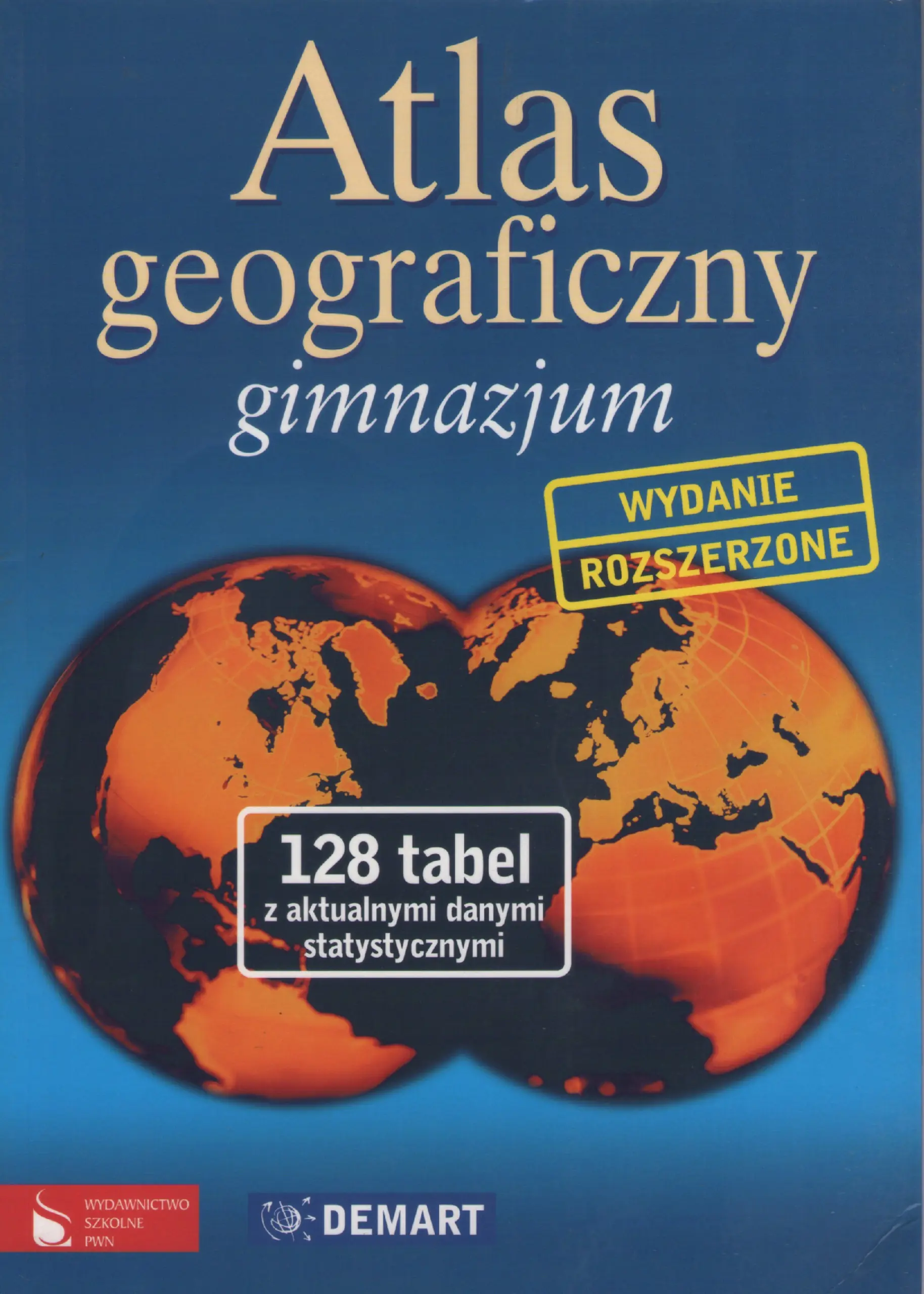 Książka - Atlas Geograficzny GIM DEMART/PWN