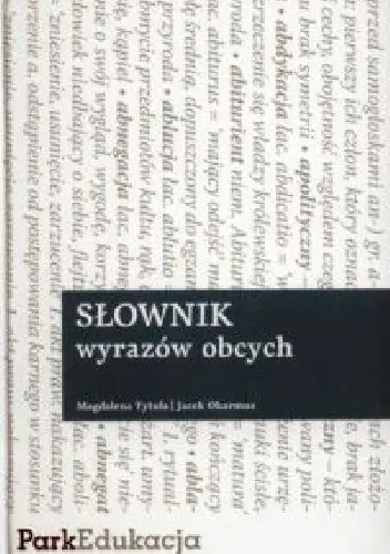 Książka - SŁOWNIK WYRAZÓW OBCYCH