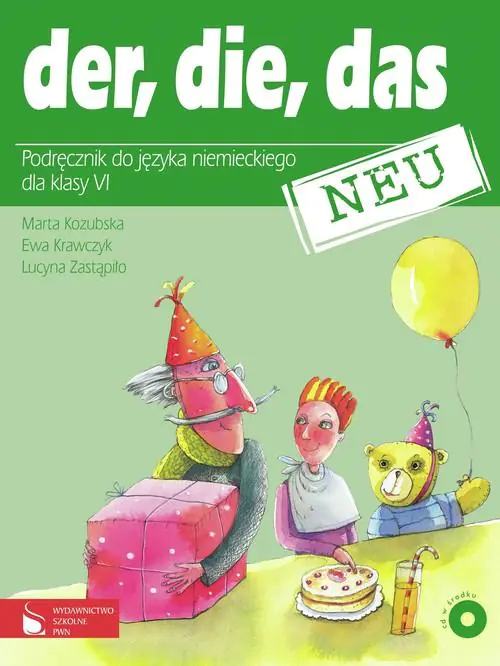 Książka - Der, die, das neu. Podręcznik do języka niemieckiego dla klasy 6