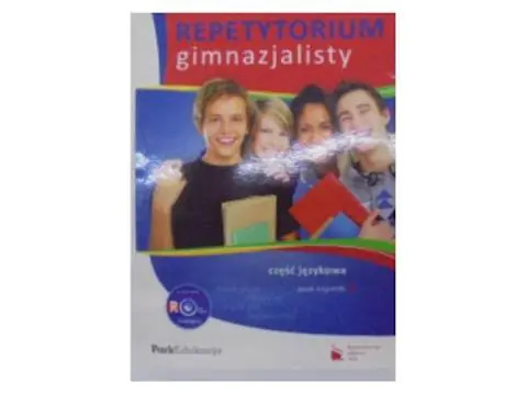 Książka - Repetytorium gimnazjalisty- język angielski z płytą CD