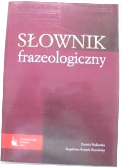 Książka - Słownik frazeologiczny