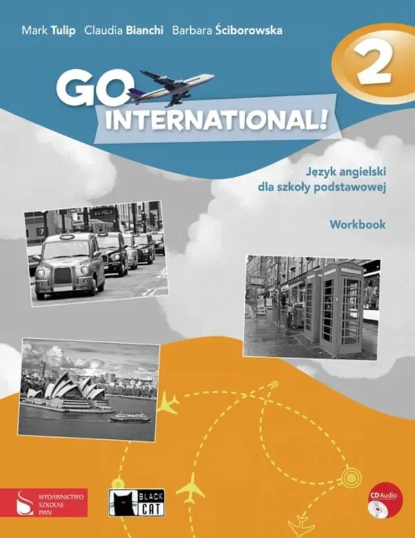 Książka - GO International! 2. Zeszyt ćwiczeń. Język angielski dla szkoły podstawowej + CD