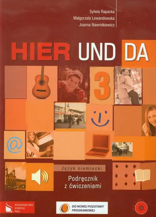 Książka - Hier Und Da 3 KB+AB (CD GRATIS) w.2013 PWN
